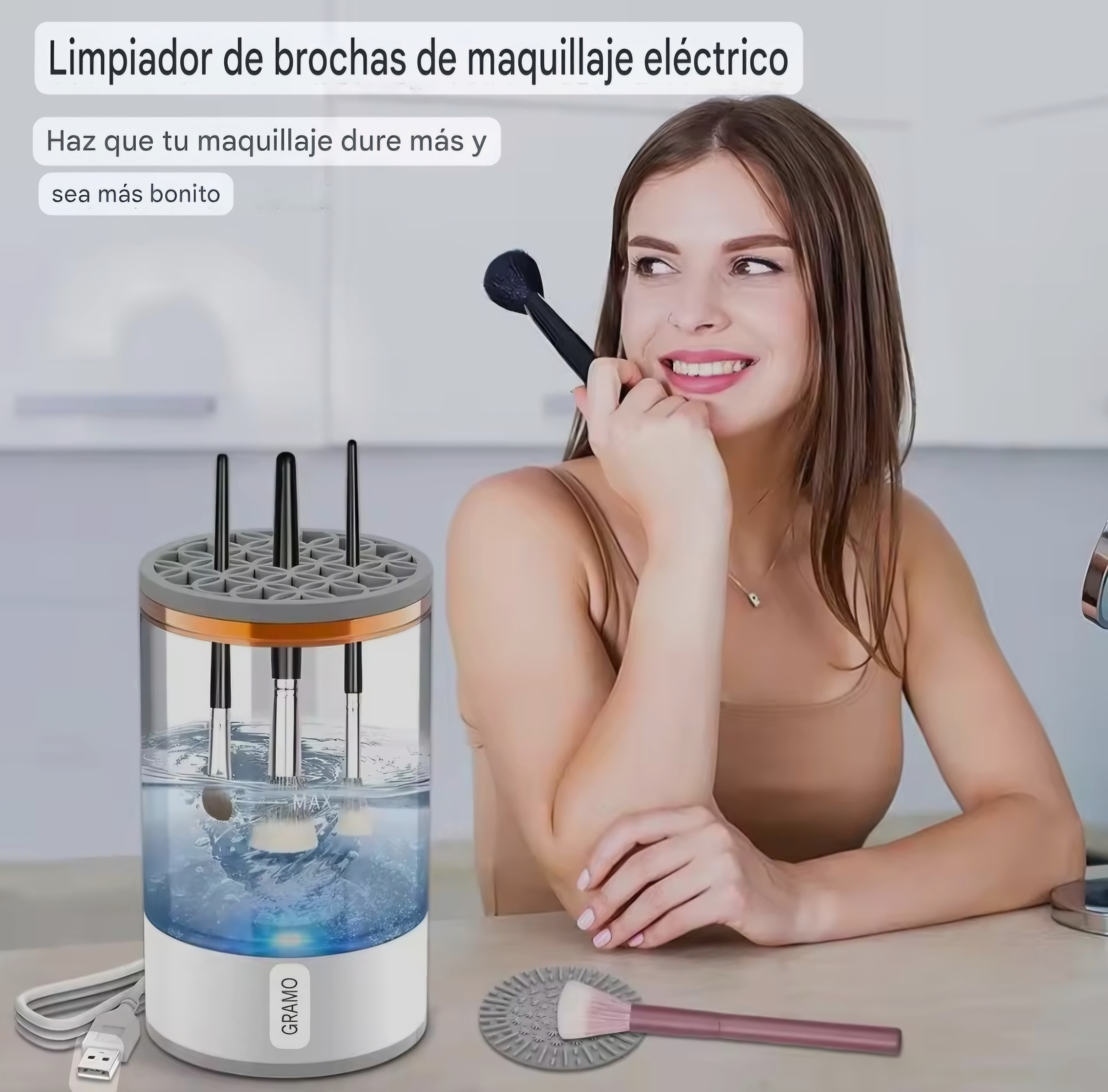 Limpiador de Brochas El&eacute;ctrico